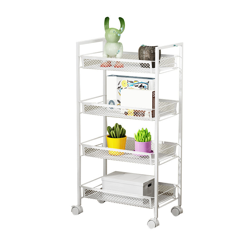 Modern Etagere Bookshelf Open Back Bookcase for Home With Shelves