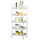 Modern Etagere Bookshelf Open Back Bookcase for Home With Shelves