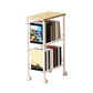 Modern Etagere Bookshelf Open Back Bookcase for Home With Shelves