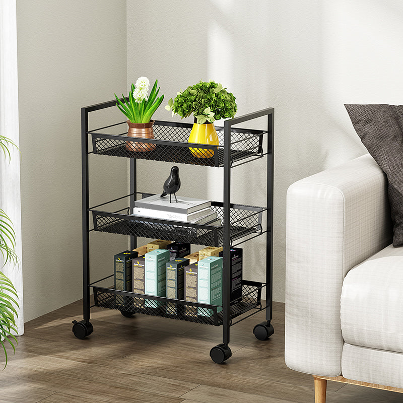 Modern Etagere Bookshelf Open Back Bookcase for Home With Shelves
