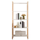 Modern Etagere Bookshelf Open Back Bookcase for Home With Shelves