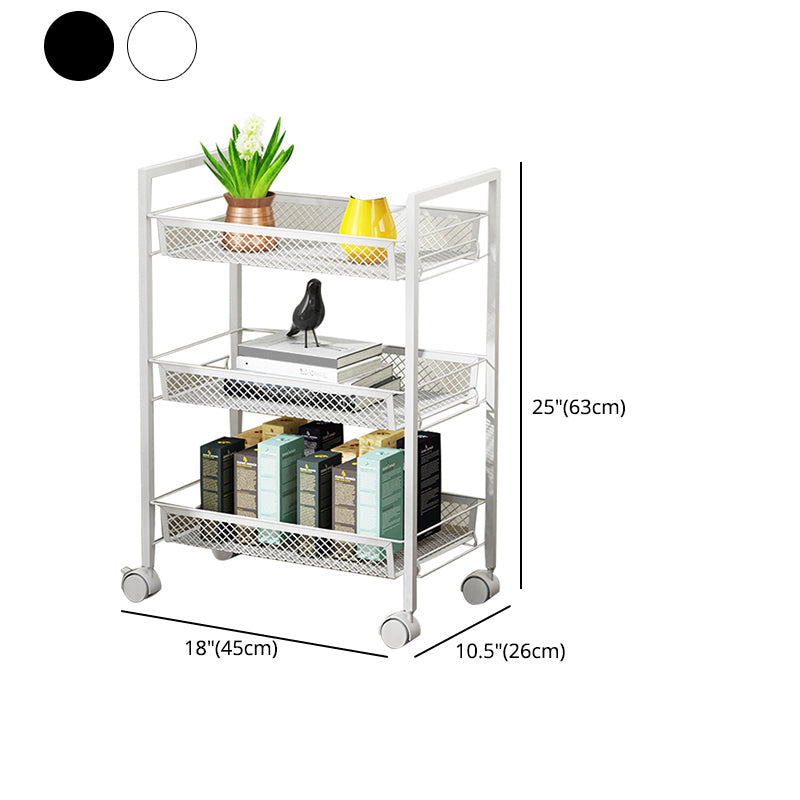 Modern Etagere Bookshelf Open Back Bookcase for Home With Shelves
