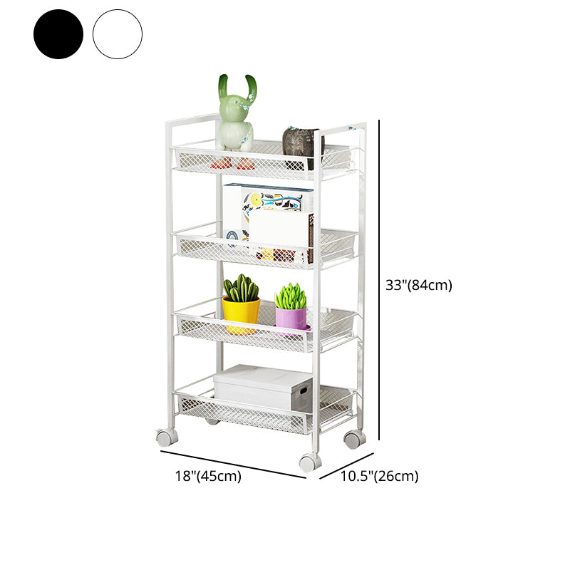 Modern Etagere Bookshelf Open Back Bookcase for Home With Shelves