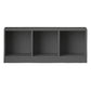 Wooden Standard Bookshelf Modern Closed Back Bookcase for Home Office