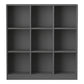 Wooden Standard Bookshelf Modern Closed Back Bookcase for Home Office