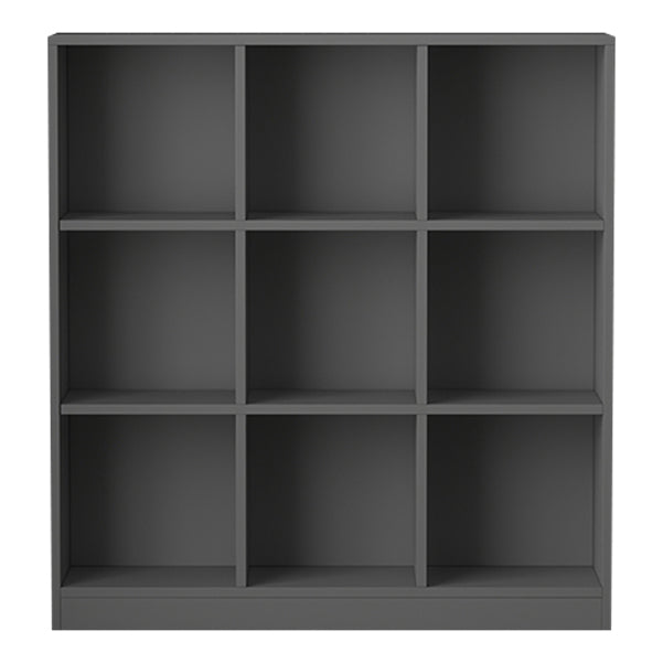 Wooden Standard Bookshelf Modern Closed Back Bookcase for Home Office