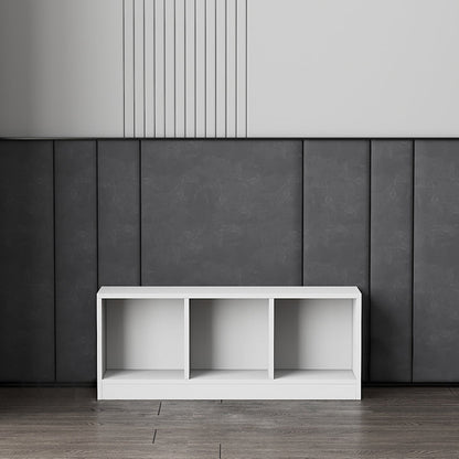 Wooden Standard Bookshelf Modern Closed Back Bookcase for Home Office