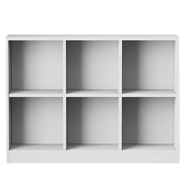Wooden Standard Bookshelf Modern Closed Back Bookcase for Home Office