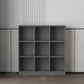 Wooden Standard Bookshelf Modern Closed Back Bookcase for Home Office