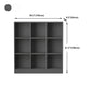Wooden Standard Bookshelf Modern Closed Back Bookcase for Home Office