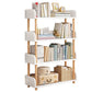 Modern Style Etagere Bookshelf Wooden Open Back Bookcase for Home