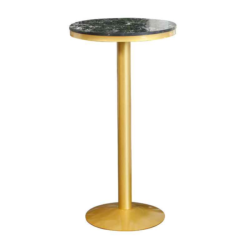 Glam 1/2/3/4/5 Pieces Round Bar Table Set Fixed Table Counter Set for Dining Room Black 22"L x 22"W Clearhalo 'Bar Furniture' 'furn' 'furn_home_bar_bar_sets' 'Furniture' 'Home Bars & Bar Sets' 'home_bar_bar_sets' 'Kitchen & Dining Furniture' 5160983