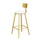 Glam 1/2/3/4/5 Pieces Round Bar Table Set Fixed Table Counter Set for Dining Room Clearhalo 'Bar Furniture' 'furn' 'furn_home_bar_bar_sets' 'Furniture' 'Home Bars & Bar Sets' 'home_bar_bar_sets' 'Kitchen & Dining Furniture' 5160988