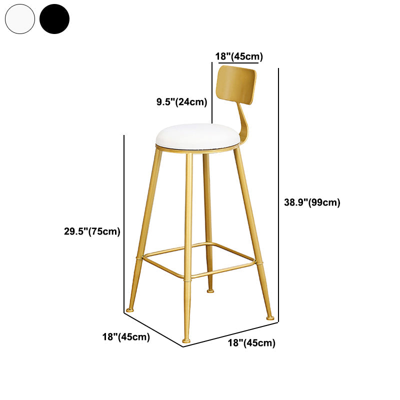 Glam 1/2/3/4/5 Pieces Round Bar Table Set Fixed Table Counter Set for Dining Room Clearhalo 'Bar Furniture' 'furn' 'furn_home_bar_bar_sets' 'Furniture' 'Home Bars & Bar Sets' 'home_bar_bar_sets' 'Kitchen & Dining Furniture' 5161005