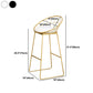 Glam 1/2/3/4/5 Pieces Round Bar Table Set Fixed Table Counter Set for Dining Room Clearhalo 'Bar Furniture' 'furn' 'furn_home_bar_bar_sets' 'Furniture' 'Home Bars & Bar Sets' 'home_bar_bar_sets' 'Kitchen & Dining Furniture' 5161006