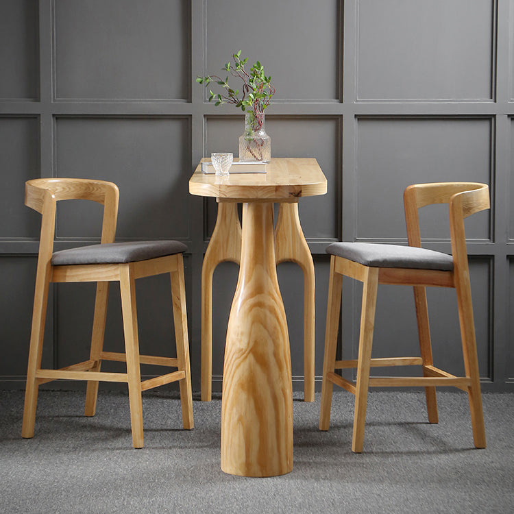 1/2/3 stuks industriële rechthoekige pubtafel set houten toonbanktafel met hoge ontlasting