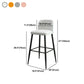 1/4 Pieces Industrial Black Bar Table Set Rectangle Bistro Set with Stone Top Clearhalo 'Bar Furniture' 'furn' 'furn_home_bar_bar_sets' 'Furniture' 'Home Bars & Bar Sets' 'home_bar_bar_sets' 'Kitchen & Dining Furniture' 5161183