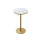 Glam 1/2/5 Pieces Round Bar Table Set Fixed Table Counter Set for Dining Room White 22"L x 22"W Clearhalo 'Bar Furniture' 'furn' 'furn_home_bar_bar_sets' 'Furniture' 'Home Bars & Bar Sets' 'home_bar_bar_sets' 'Kitchen & Dining Furniture' 5161191
