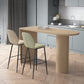 Modern 1/3 Pieces Wooden Pub Table Set Fixed Table Counter Table for Dining Room