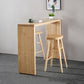 1/3/9 Pièces Rectangle industriel Table de pub ensemble Table de comptoir en bois avec tabourets sans dos