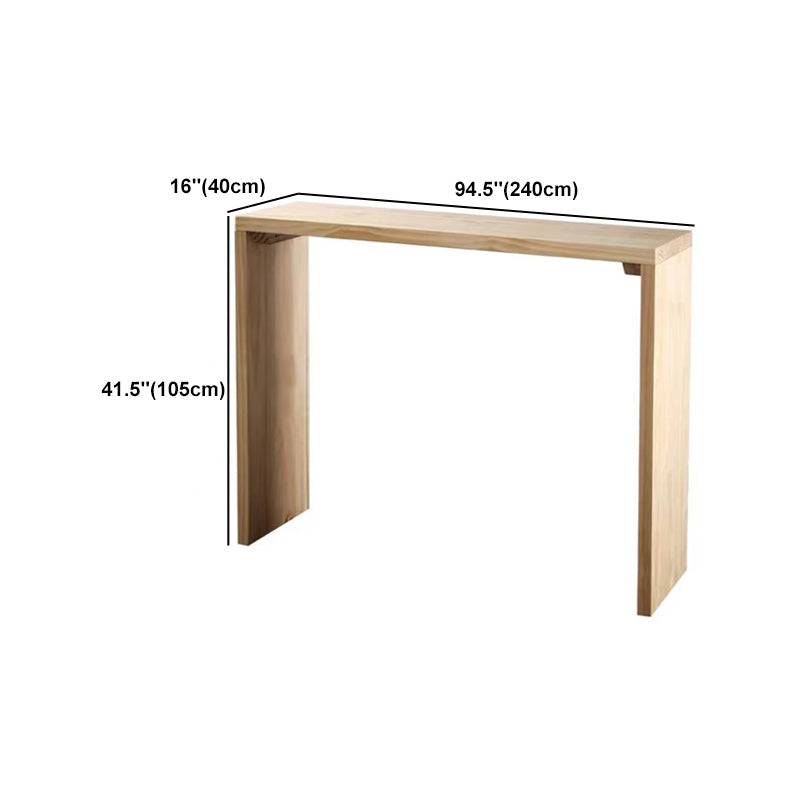 1/3/9 Pièces Rectangle industriel Table de pub ensemble Table de comptoir en bois avec tabourets sans dos