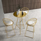 Glam 1/2/3/4 stukken Round Bar Table Set vaste tabel Teller ingesteld voor eetkamer