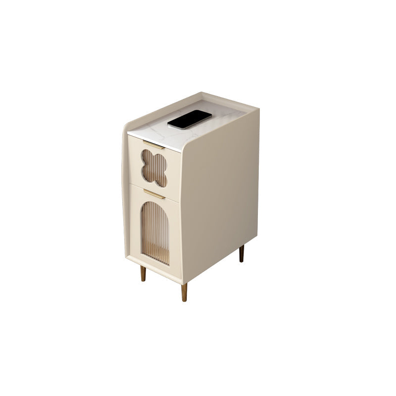 Table de nuit du tiroir en bois massif modernisme lit de chevet de lit