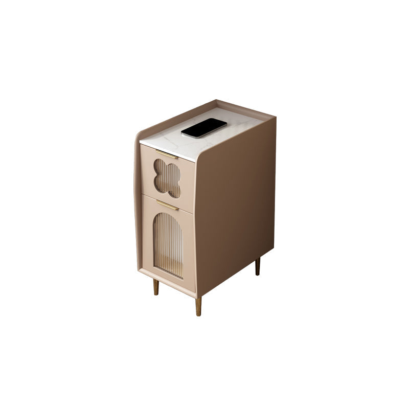 Table de nuit du tiroir en bois massif modernisme lit de chevet de lit