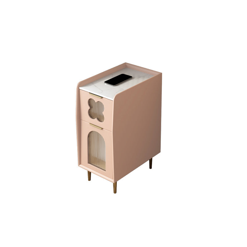 Table de nuit du tiroir en bois massif modernisme lit de chevet de lit