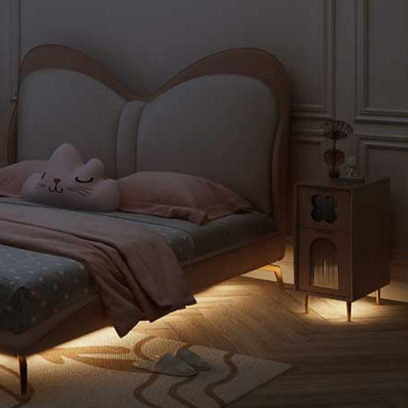 Table de nuit du tiroir en bois massif modernisme lit de chevet de lit