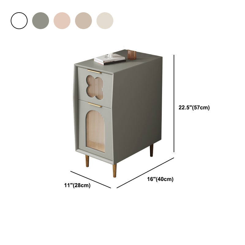 Table de nuit du tiroir en bois massif modernisme lit de chevet de lit