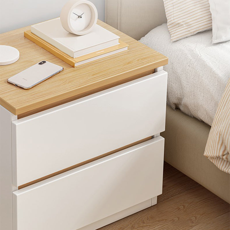 15.7 "/23.6" lang nachtkastje vaste kleur houten nachtstandaard met laden