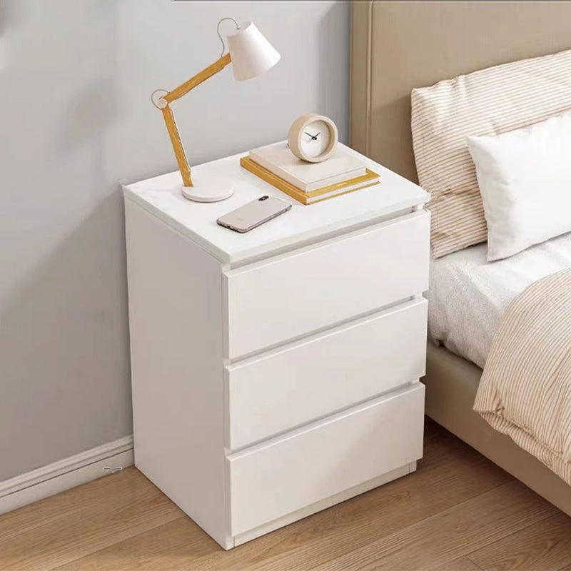 15.7 "/23.6" lang nachtkastje vaste kleur houten nachtstandaard met laden