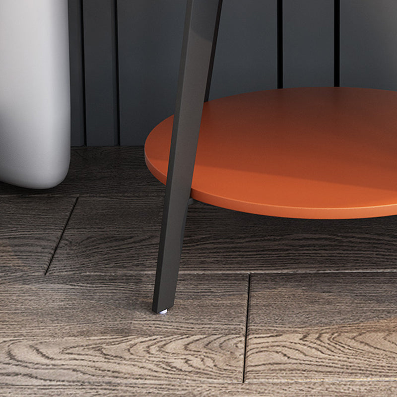 Contemporary Metal and Faux Leather Drawer Storage Bed Nightstand for Bedroom Clearhalo 'Bedroom Furniture' 'furn' 'furn_night_stand' 'Furniture' 'night_stand' 'Nightstands' 5161755