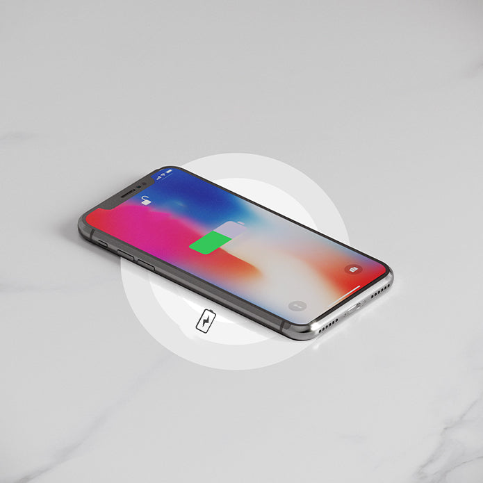 Nightand en faux cuir contemporain 21,65 "Tall 2 - Tiroir de nuit