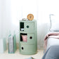 Plastic Nightstand Or End Table, Modern 2/3/4-Door Bedside Cabinet Clearhalo 'Bedroom Furniture' 'furn' 'furn_night_stand' 'Furniture' 'night_stand' 'Nightstands' 5161860