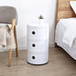 Plastic Nightstand Or End Table, Modern 2/3/4-Door Bedside Cabinet Clearhalo 'Bedroom Furniture' 'furn' 'furn_night_stand' 'Furniture' 'night_stand' 'Nightstands' 5161862
