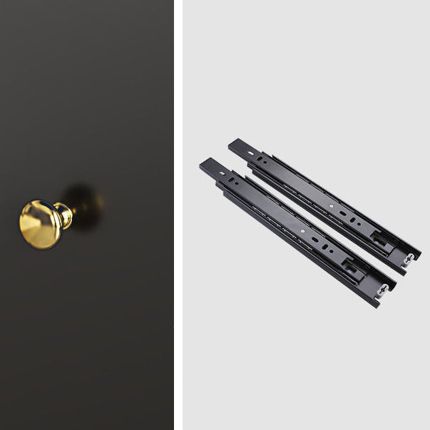 Moderner Metall mit Metall 2/3 Schublade weiß/grau/schwarz 4 Bein Nachttisch