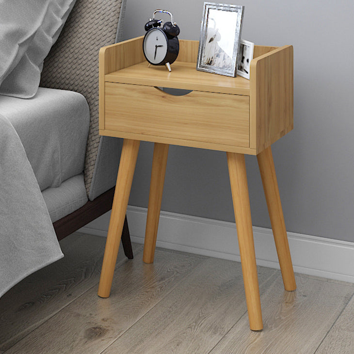 22,4 "/23,6" Table table de nuit en bois en bleu / blanc / Night Night Stand
