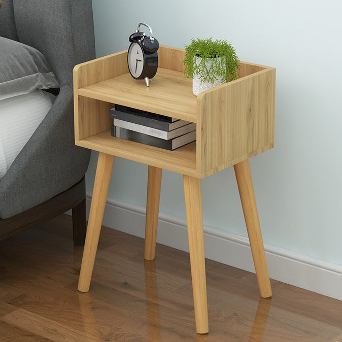 22,4 "/23,6" Table table de nuit en bois en bleu / blanc / Night Night Stand