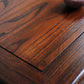 Solid Wood Sled Coffee Table Scandinavian Rectangular Cocktail Table