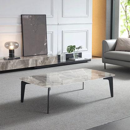 Ronde nestelende salontafel lift top Scandinavische metalen kruisbenen koffiecocktailtafel