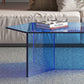 1 Single Modern Plastic Coffee Table with Three Legs for Living Room