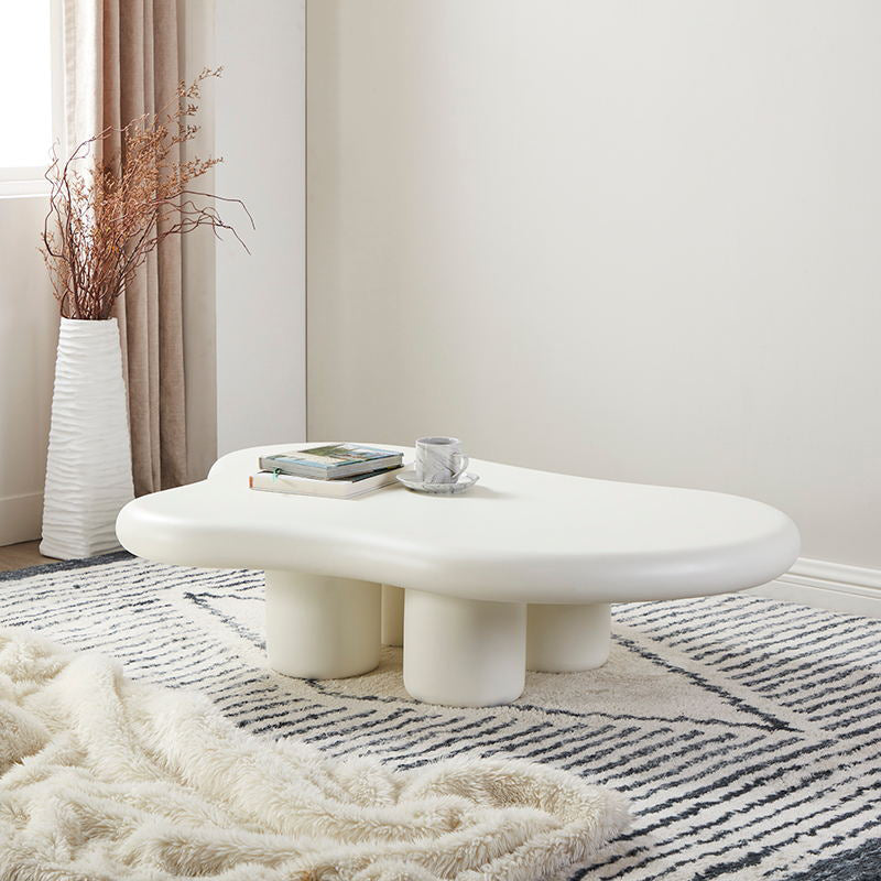 リビングルーム用の白/黒の四肢コーヒーテーブルプラスチックカクテルテーブル