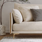 Contemporary Square Arm Settee Couch with Pillows in Beige for 1/2/3/4people Clearhalo 'furn' 'furn_sofas' 'Furniture' 'Living Room Furniture' 'Sofa' 'sofas' 5162456