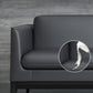Sofá de brazo de esmoquin estándar 30.70 "D x 31.49" H SOFA para sala de estar