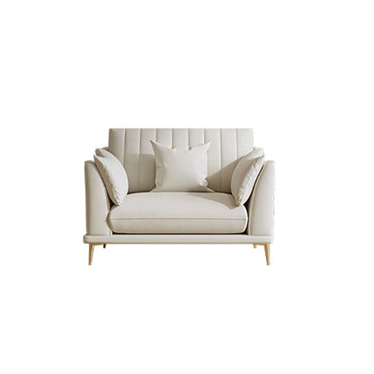 Canapé en cuir faux 35,43 "d x 36,22" H SOFA SALLE SQUATE pour le salon