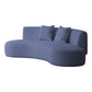 Contemporary Standard Armless Sofa Curved Sofa for Living Room, Apartment