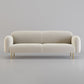 Velvet Tight Back Sofa with Square Arm for Living Room 29.53" High