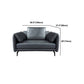 Contemporary Dark Grey Sofa with Bolster Pillows for Living Room Clearhalo 'furn' 'furn_sectionals' 'Furniture' 'Living Room Furniture' 'Sectionals' 5163115